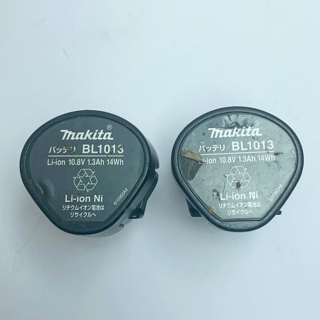  MAKITA マキタ 充電式ラジオ　&　充電器　10.8Vバッテリー×2 BL1013 ブルー