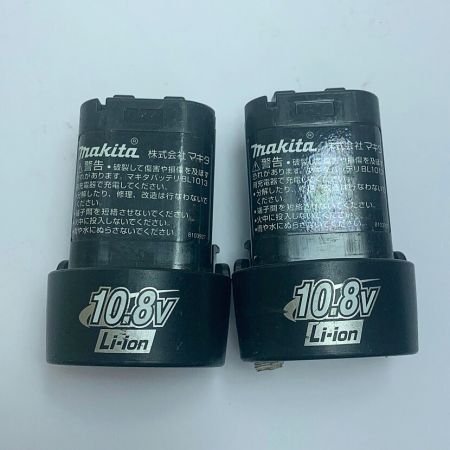  MAKITA マキタ 充電式ラジオ　&　充電器　10.8Vバッテリー×2 BL1013 ブルー