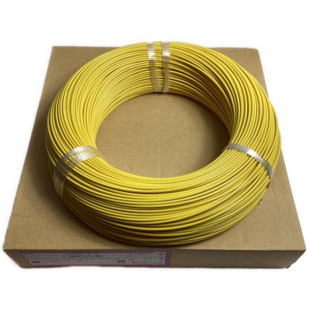  太陽ケーブルテック HIVケーブル 600V耐熱ビニル絶縁電線 イエロー 5.2㎏　300M