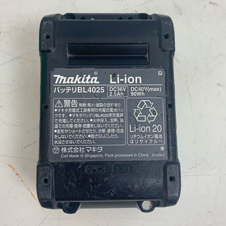  MAKITA マキタ 充電式インパクトドライバ　40V TD002G バッテリー1個（充電回数11回）付