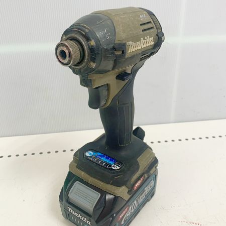  MAKITA マキタ 充電式インパクトドライバ　40V TD002G バッテリー1個（充電回数11回）付