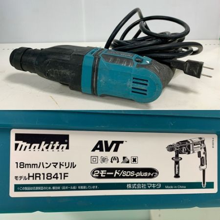  MAKITA マキタ 18mmハンマドリル　コード式　100Vケース付 HR1841F ブルー