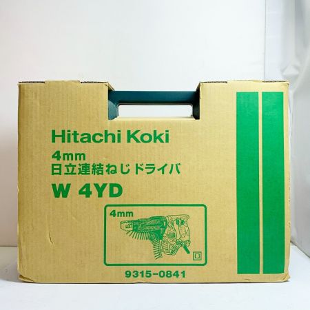  HITACHI 日立 4ｍｍ　日立連結ねじドライバ W4YD グリーン