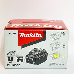 ♭♭ MAKITA マキタ リチウムイオンバッテリー　6.0AH　18V BL1860B Sランク