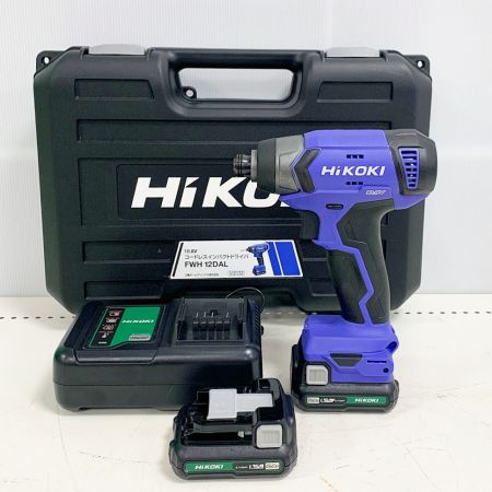  HiKOKI ハイコーキ インパクトドライバ FWH12DAL 充電器・充電池2個・ケース付 
