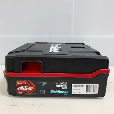  MAKITA マキタ 充電式ドライバドリル　40V DF002GRDX ブルー 充電器・充電池2個・ケース付