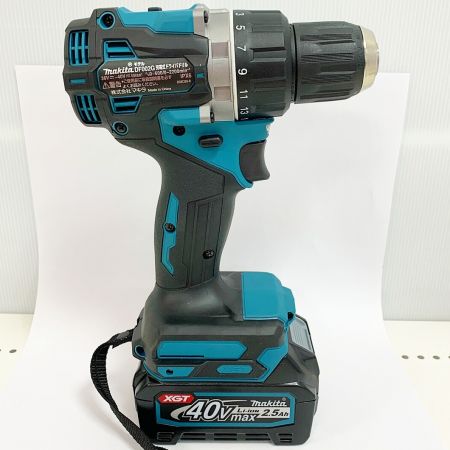  MAKITA マキタ 充電式ドライバドリル　40V DF002GRDX ブルー 充電器・充電池2個・ケース付