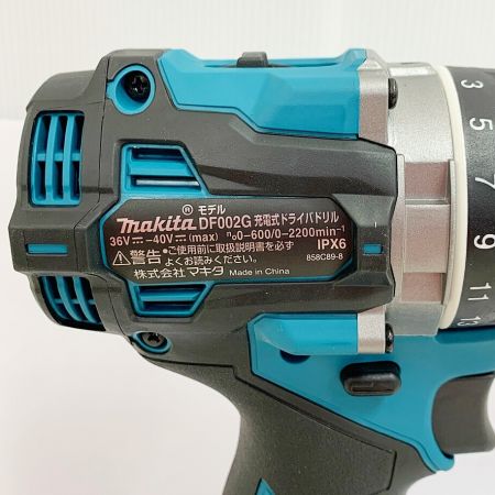  MAKITA マキタ 充電式ドライバドリル　40V DF002GRDX ブルー 充電器・充電池2個・ケース付