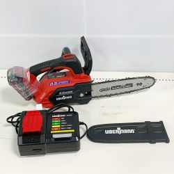 ♭♭ UBERMANN チェンソー UB18VCBLBFS 充電器・充電池1個付 250mm 18v Aランク