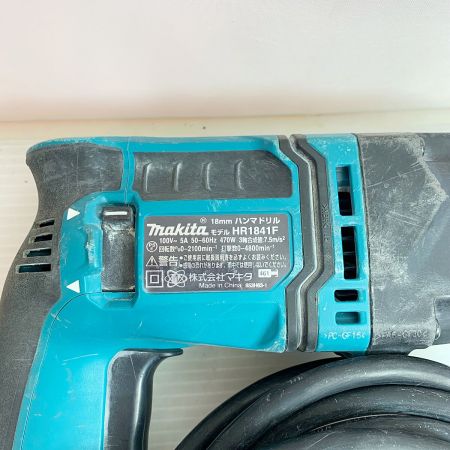  MAKITA マキタ 18mmハンマドリル　コード式　100Vケース付 HR1841F ブルー