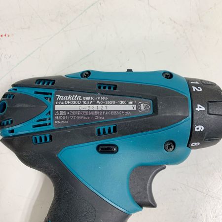  MAKITA マキタ 10.8V  充電式ドライバドリル DF030D 充電器・充電池1個・ケース付