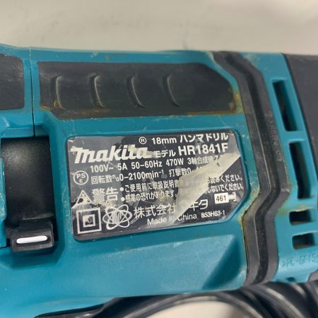  MAKITA マキタ 18ｍｍ　ハンマドリル　 HR1841F 2019年製　本体のみ