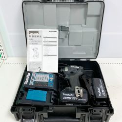 ♭♭ MAKITA マキタ 充電式インパクトドライバ　18V　付属品完備 TD173DRGX ブラック バッテリー充電回数1回/2回 Bランク