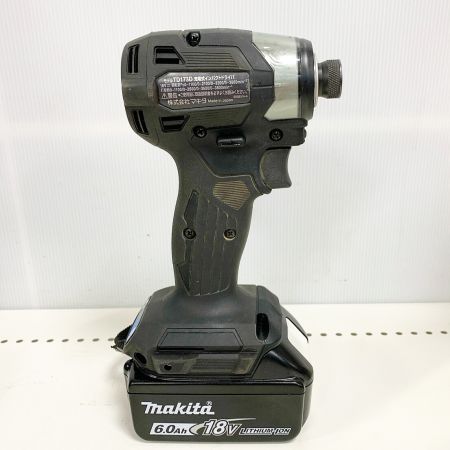  MAKITA マキタ 充電式インパクトドライバ　18V　付属品完備 TD173DRGX ブラック バッテリー充電回数1回/2回