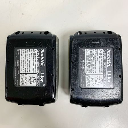  MAKITA マキタ 充電式インパクトドライバ　18V　付属品完備 TD173DRGX ブラック バッテリー充電回数1回/2回