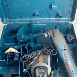 ♭♭ BOSCH ボッシュ コードレス式マルチツール　充電器・充電池2個・ケース付 GMF10.8V-Li ネイビー Bランク