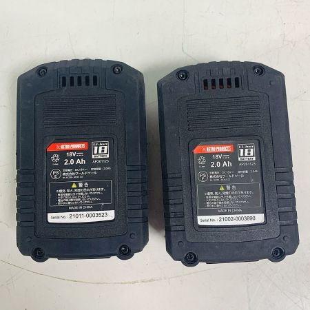  ASTRO PRODUCTS アストロプロダクツ インパクトレンチ　&　ブロワ　セット AP050752 充電器・充電池2個・ケース付