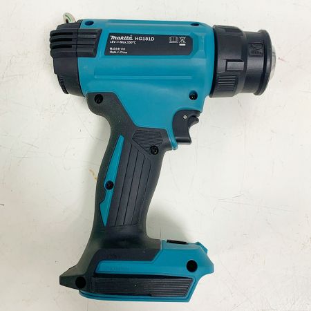  MAKITA マキタ 充電式ヒートガン　18V　ケース、小物付 HG181D ブルー