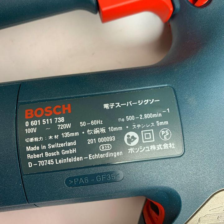 BOSCH ボッシュ 電子スーパージグソー ケース付 GST135BCE｜中古｜なんでもリサイクルビッグバン