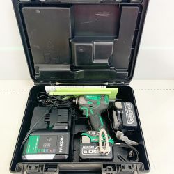 ♭♭ HiKOKI ハイコーキ コードレスインパクトドライバ WH14DDL2 充電器・充電池2個・ケース付 Bランク