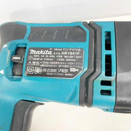 MAKITA マキタ 18mm　ハンマドリル　本体のみ ケース付 HR1841F