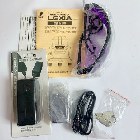  シンワ測定 LASER ROBO LEXIA　レーザー墨出し器 70931 レッド x ブラック