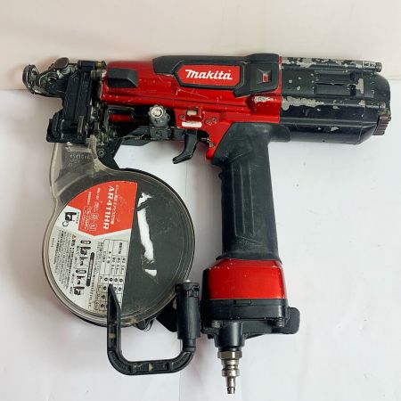  MAKITA マキタ 41ｍｍ高圧エアビス打ち機　ケース付 AR411HR レッド