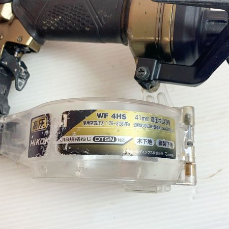  HiKOKI ハイコーキ 41mm 高圧ネジ打ち機　ケース付 WF4HS ゴールド