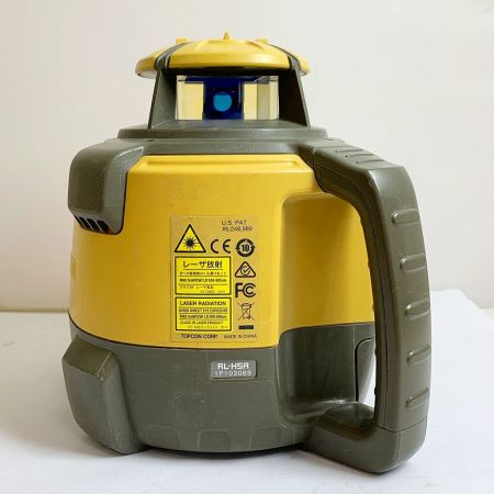  TOPCON ローティングレーザー 通電のみ確認済　本体のみ RL-F5A イエロー