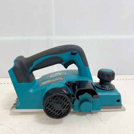  MAKITA マキタ 82mm 充電式カンナ　82ｍｍ替刃式カンナ刃2枚付　2017年製 KP180DZ ブルー