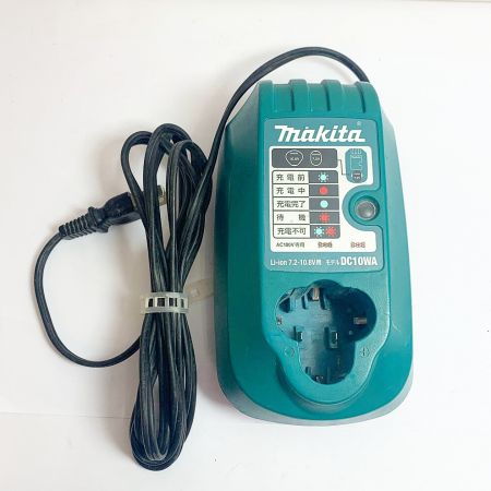  MAKITA マキタ 充電式インパクトドライバ　10.8V　充電器・充電池2個付  TD090D ブルー