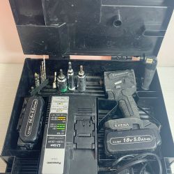 ♭♭ Panasonic パナソニック 充電インパクトドライバー　　充電器・充電池2個（14.4V/18V）・ケース付 EZ1PD1 ブラック Bランク