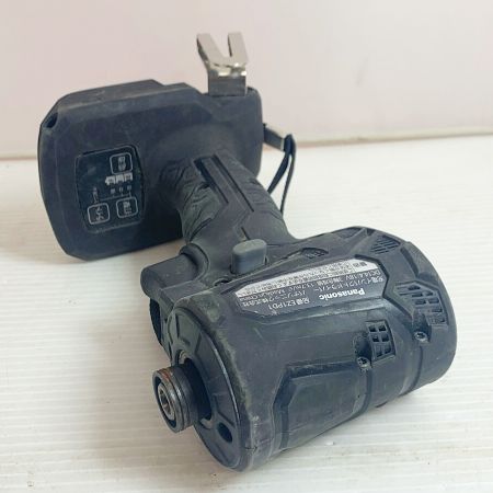  Panasonic パナソニック 充電インパクトドライバー　　充電器・充電池2個（14.4V/18V）・ケース付 EZ1PD1 ブラック