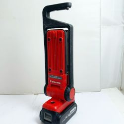 ♭♭ Panasonic パナソニック 工事用充電ＬＥＤマルチ投光器　充電池1個付 EZ37C3 レッド Bランク
