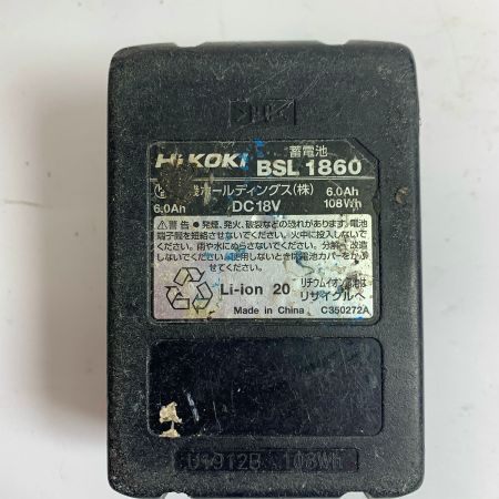  HiKOKI ハイコーキ 135mm コードレスジグソー バッテリー1個付　2022.9製　18V CJ18DA グリーン