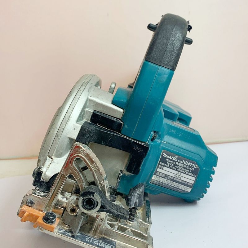 中古】 MAKITA マキタ 125ｍｍ 充電式丸ノコ 18V 本体のみ HS471D