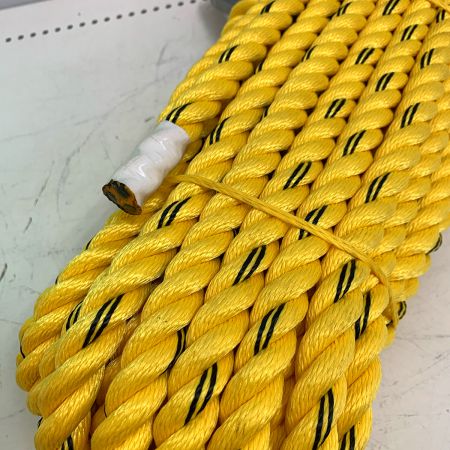  ツヨロン 　ツヨロン　親綱　25M　ロープ イエロー