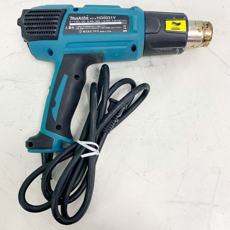  MAKITA マキタ ヒートガン　ケース、付属品付　先端ヨゴレあり HG6031VK ブルー
