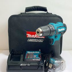 ♭♭ MAKITA マキタ 充電式ドライバドリル　10.8V　充電器、バッテリー1個、ケース付 DF333D ブルー Bランク