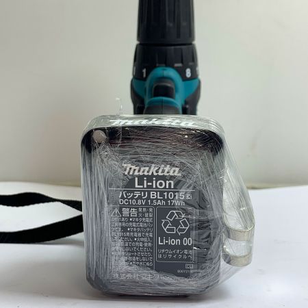  MAKITA マキタ 充電式ドライバドリル　10.8V　充電器、バッテリー1個、ケース付 DF333D ブルー