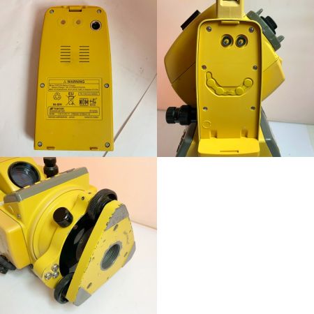  TOPCON トータルステーション【液晶に難あり】2023.4校正済と記載あり【通電のみ確認】ケースに割れあり CS-101F
