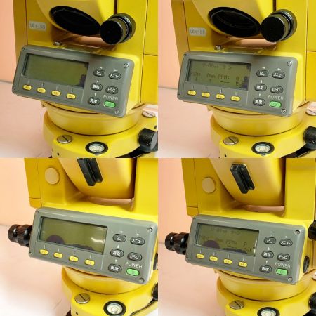  TOPCON トータルステーション【液晶に難あり】2023.4校正済と記載あり【通電のみ確認】ケースに割れあり CS-101F
