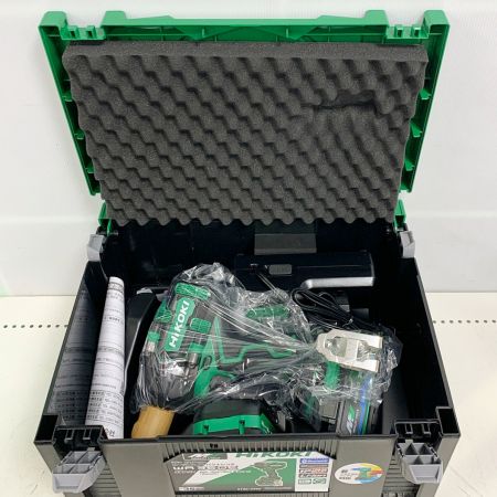  HiKOKI ハイコーキ 36V 12.7mm コードレスインパクトレンチ　充電器・充電池2個・ケース付  WR36DE グリーン