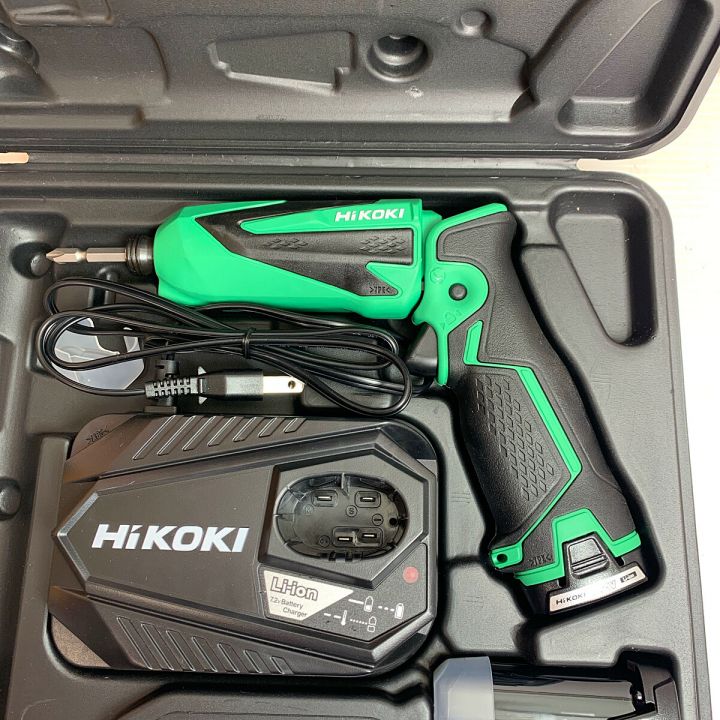 HiKOKI ハイコーキ コードレスインパクトドライバ 7.2V 充電器・充電池2個・ケース付 WH7DL｜中古｜なんでもリサイクルビッグバン