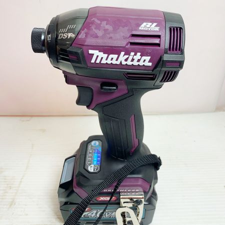  MAKITA マキタ 充電式インパクトドライバ　40V　max　付属品完備  TD002GDXAP パープル