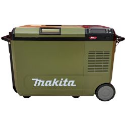 ♭♭ MAKITA マキタ 充電式保冷温庫　2023.5製　シガーソケット　ACアダプター（GM152）付 CW004G オリーブ Aランク
