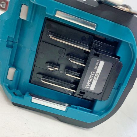 MAKITA マキタ 40V　充電式インパクトレンチ　充電器・充電池2個・ケース付  TW001GRDX ブルー
