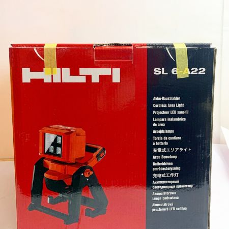  Hilti ヒルティ 充電式ライト　本体のみ SL6-A22 レッド