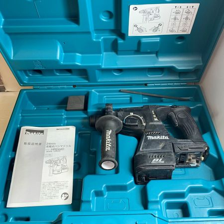  MAKITA マキタ 24mm 充電式ハンマドリル　18V　ケース、取扱説明書付 HR244D ブラック