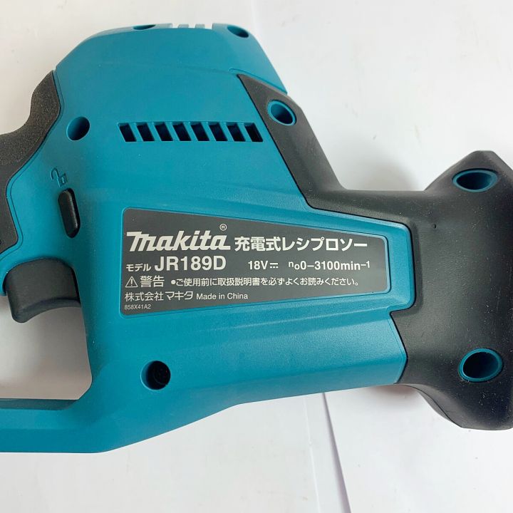 MAKITA マキタ 18V 充電式レシプロソー 本体のみ JR189D ブルー - 中古